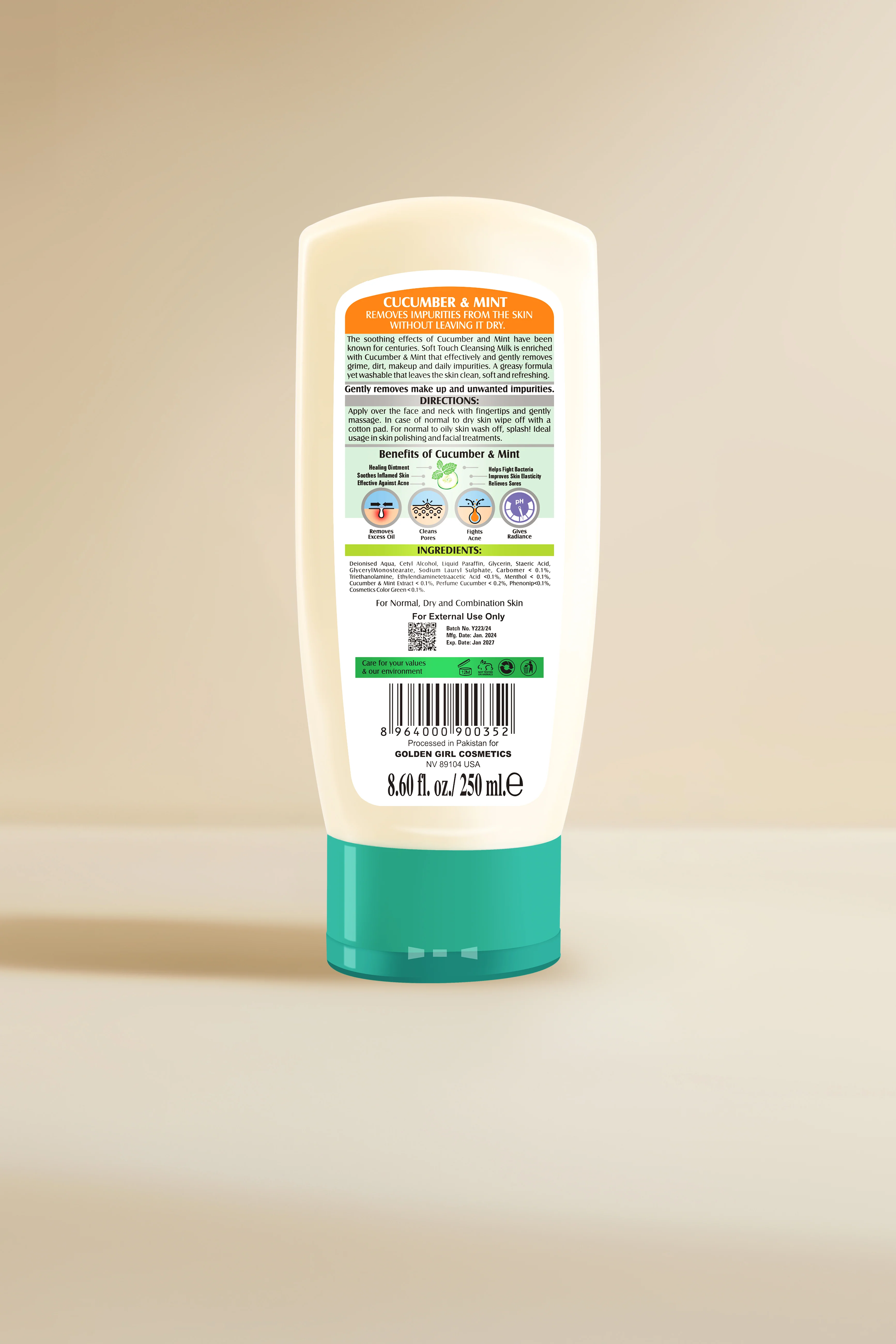 Cleansing Milk Cucumber & Mint - Image 9