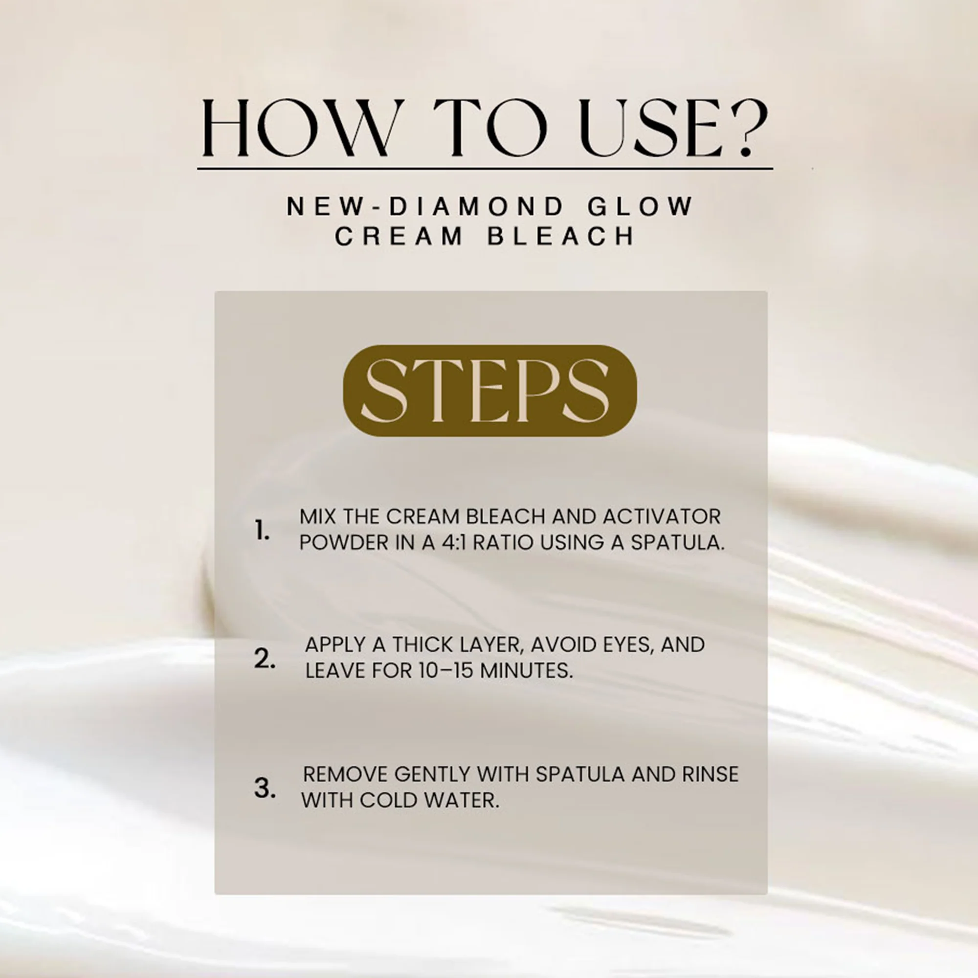 New-Diamond Glow Cream Bleach - Image 3
