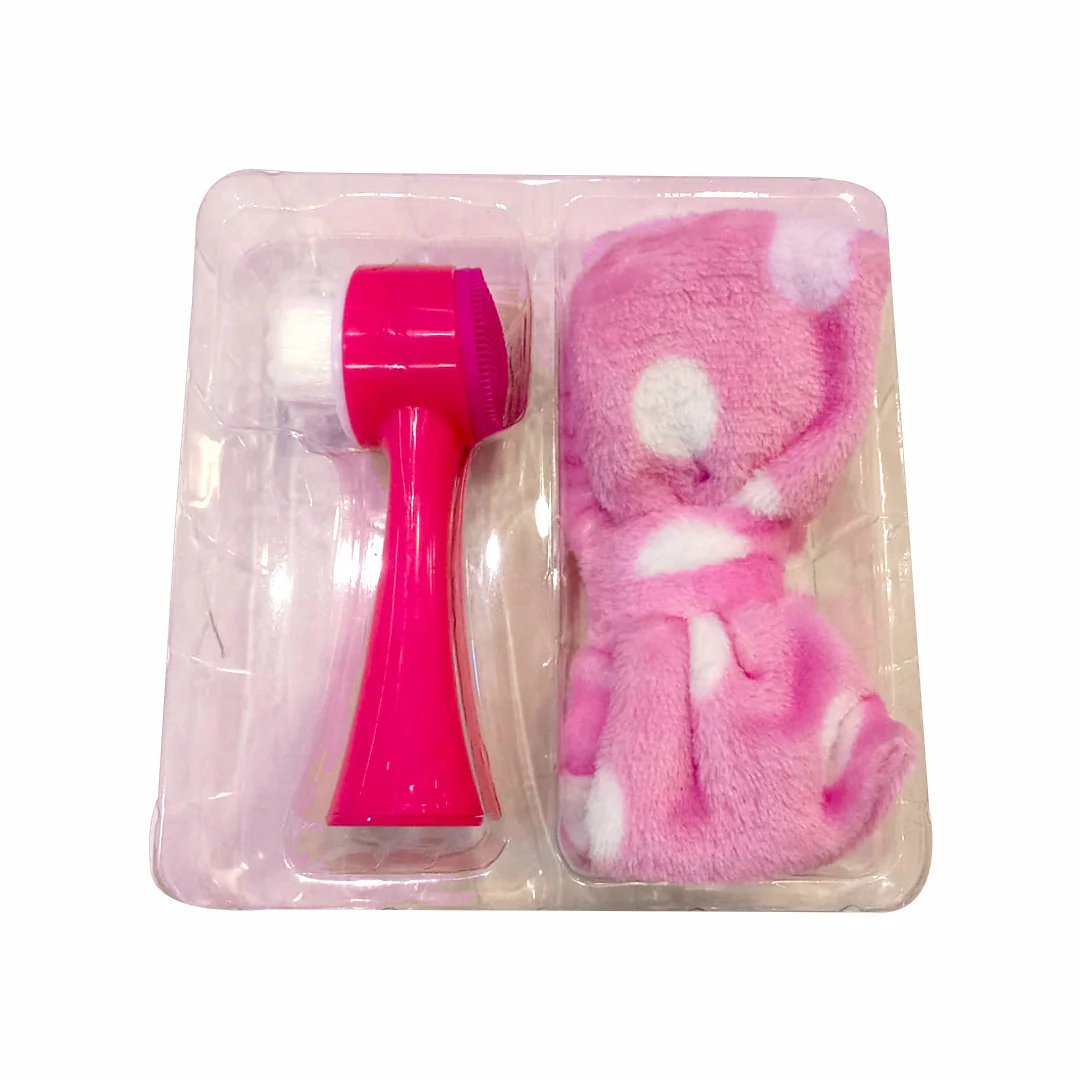 Dual Action Cleanser Brush and Headband Set - Image 3