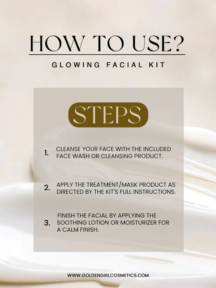 Glowing Facial Kit 7 Items - Image 4
