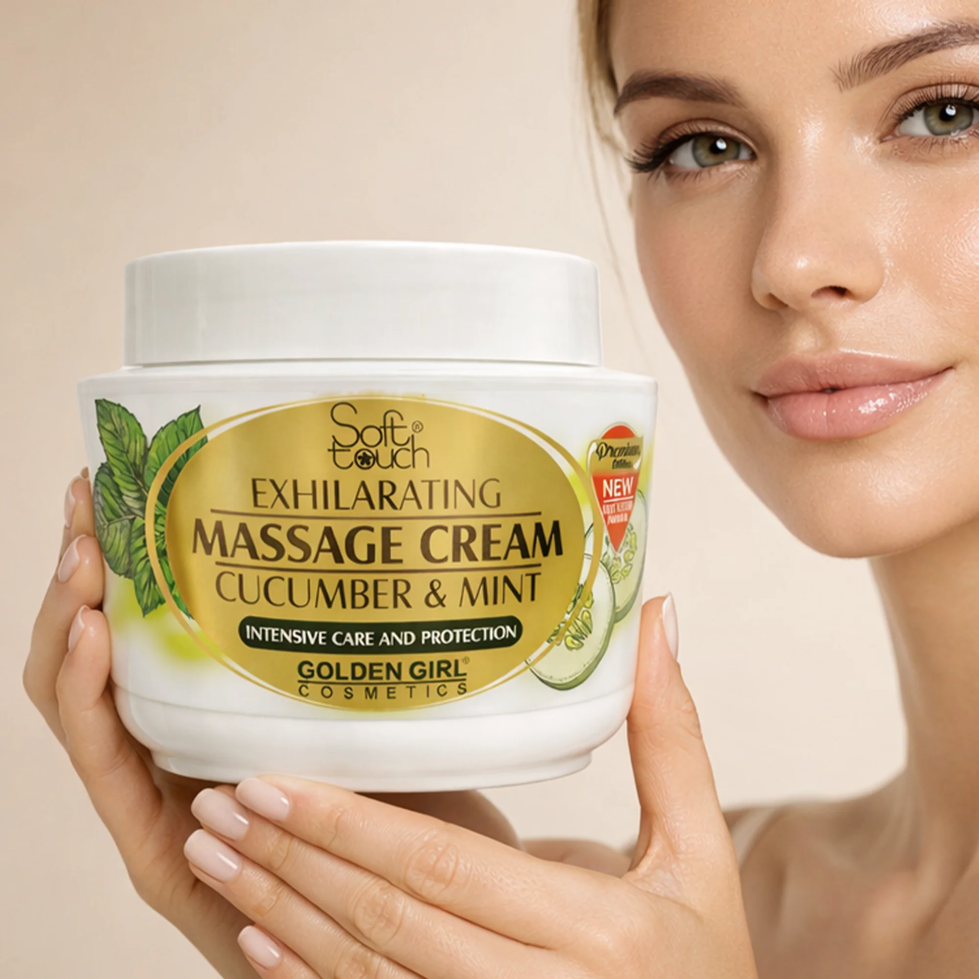 Massage Cream Cucumber & Mint - Image 4