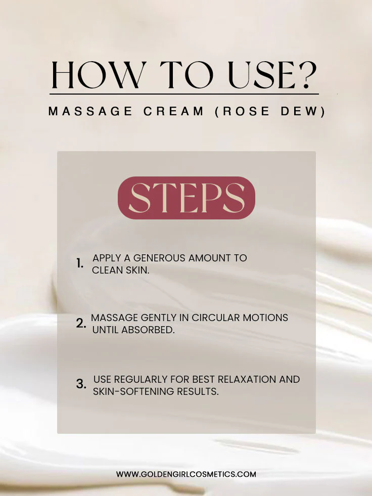 Massage Cream (Rose Dew) - Image 4