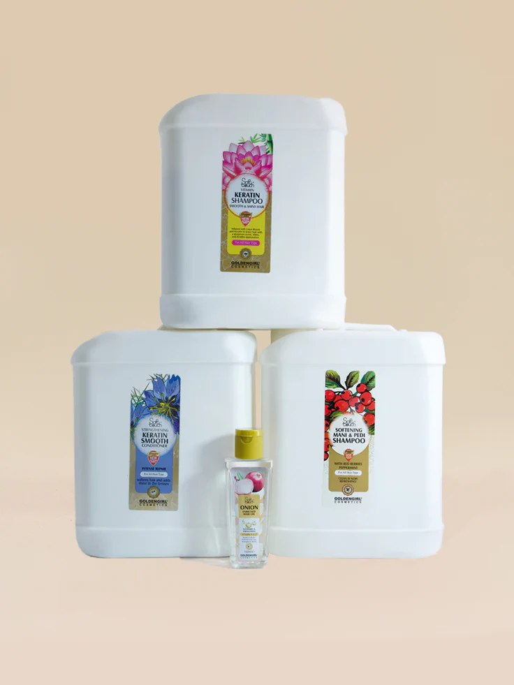 Salon – Keratin Smooth Kit (Frizz control & shine for treated hair)